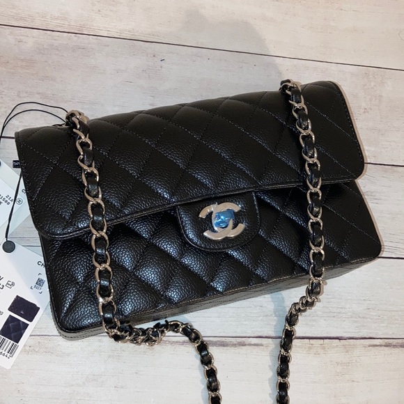 ✨SOLD ‼️BRAND NEW Chanel Classic Small Double Flap Caviar Flap Bag - Picture 9 of 17
